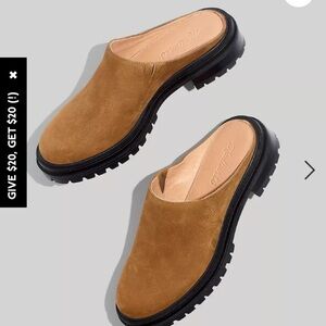 Madewell The Bradley Lugsole Mule in Nubuck NG676